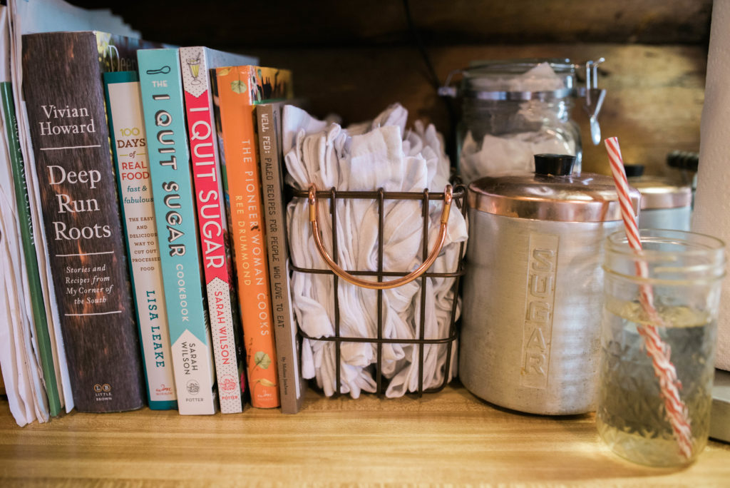 kitchen counter recipe books