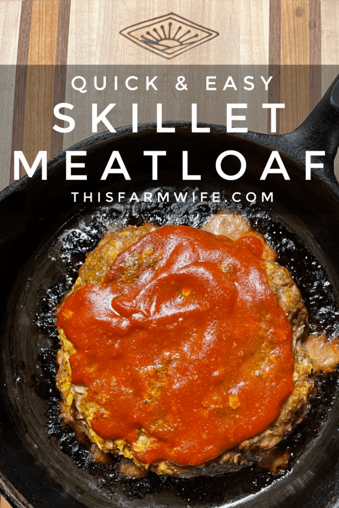 Cast Iron Skillet Meatloaf recipe