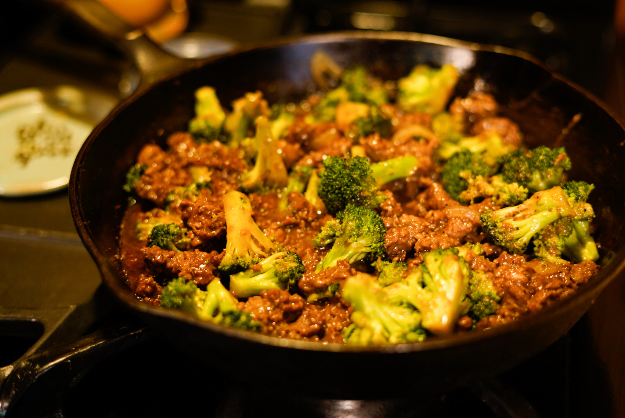 Easy Skillet Beef &amp; Broccoli 