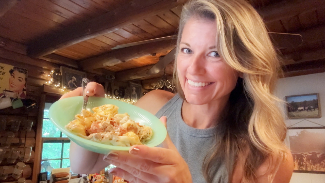 easy cheesy alfredo beef tortellini