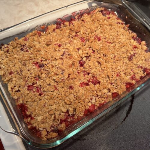 apple cranberry bake