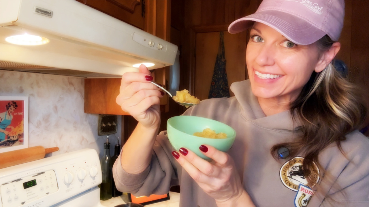 homemade applesauce